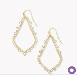 Kendra Scott Sophee Crystal Drop Earrings in Gold